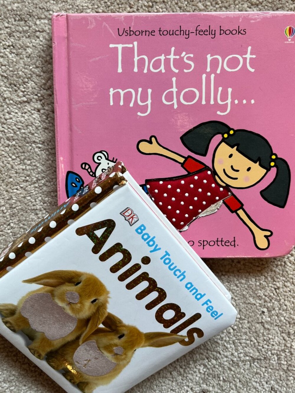 Touch and Feel Board Books Bundle  (Doll and Animals)